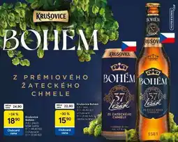 Tesco Krušovice Bohém nabídka