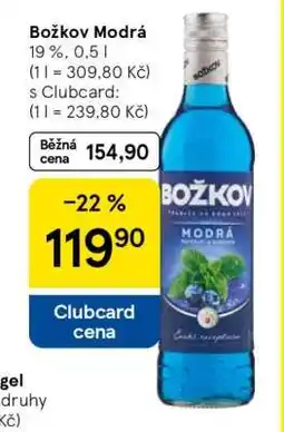 Tesco Božkov Modrá nabídka
