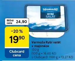 Tesco Varmuža Rybí salát v majonéze nabídka