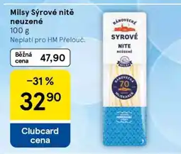 Tesco Milsý Sýrové nitě neuzené nabídka