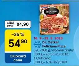 Tesco Dr. Oetker Feliciana Pizza nabídka