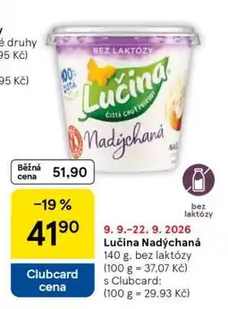 Tesco Lučina Nadýchaná nabídka