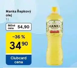 Tesco Manka Řepkový olej nabídka