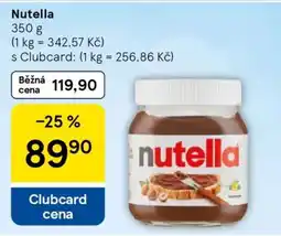 Tesco Nutella nabídka
