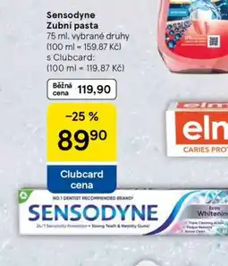 Tesco Sensodyne zubní pasta nabídka