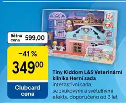 Tesco Tiny Kiddom L&S Veterinární klinika Herní sada nabídka