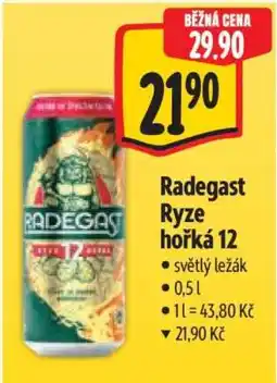 Albert Radegast Ryze Hořká 12 nabídka