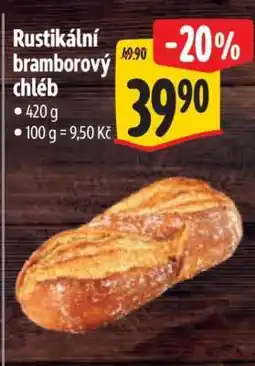 Albert Rustikální bramborový chléb nabídka