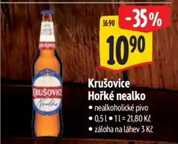 Albert Krušovice Hořké nealko nabídka