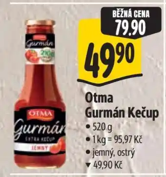 Albert Otma Gurmán Kečup nabídka
