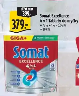 Albert Somat Excellence 4 v 1 Tablety do myčky nabídka