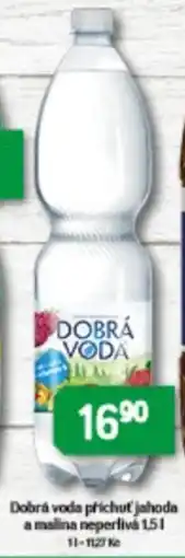 Brněnka Dobrá voda příchut' jahoda a malina neperlivá nabídka