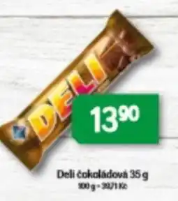 Brněnka Deli čokoládová nabídka