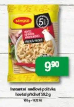 Brněnka Maggi instantní nudlová polévka hovězí příchut nabídka