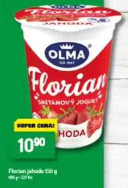 Brněnka Olma florían smetanový jogurt jahoda nabídka