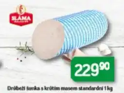 Brněnka Sláma drůbeží šunka s krůtím masem standardní nabídka