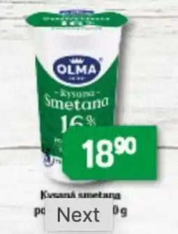 Brněnka Olma kysaná smetana nabídka