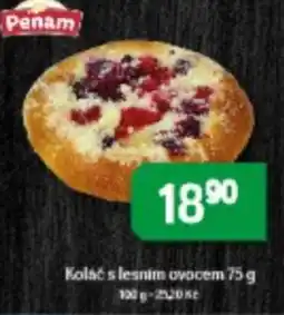 Brněnka Penam koláč s lesním ovocem nabídka