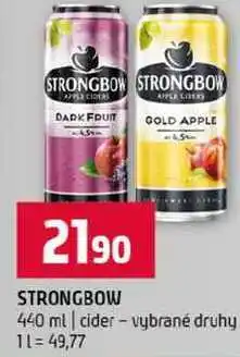 Terno STRONGBOW 440 ml cider vybrané druhy nabídka