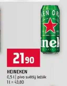 Terno HEINEKEN 0,5l pivo světlý ležák nabídka