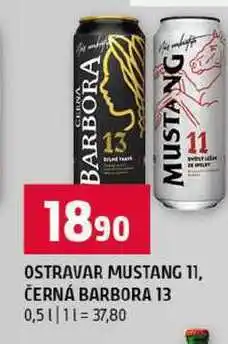 Terno OSTRAVAR MUSTANG 11, ČERNÁ BARBORA 13 nabídka