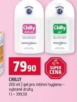 Terno Chilly 200 ml gel pro intimní hygienu vybrané druhy nabídka