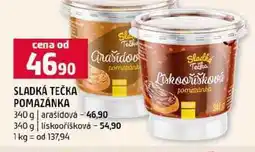 Terno SLADKÁ TEČKA POMAZÁNKA 340 g arašídová 340 g liskooříšková nabídka