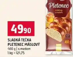 Terno SLADKÁ TEČKA PLETENEC MÁSLOVÝ 400 g s medem nabídka