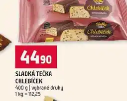 Terno SLADKÁ TEČKA CHLEBÍČEK 400 g vybrané druhy nabídka
