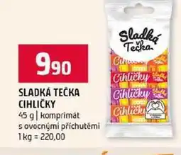 Terno SLADKÁ TEČKA CIHLIČKY 45 g komprimát s ovocnými příchutěmi nabídka