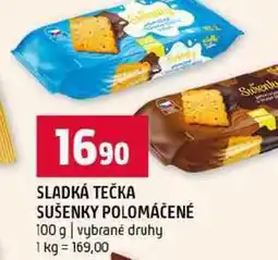 Terno SLADKÁ TEČKA SUŠENKY POLOMÁČENÉ 100 g vybrané druhy nabídka