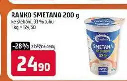 Terno RANKO SMETANA 200 g ke šlehání, 33% tuku nabídka