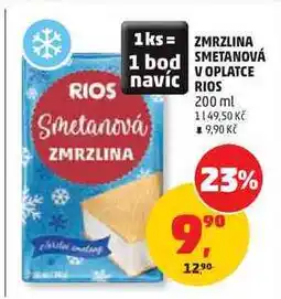 Penny Market ZMRZLINA SMETANOVÁ V OPLATCE RIOS nabídka