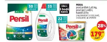 PERSIL prací prášek, 1,65 kg, prací gel 1,485 l, kapsle 22 ks