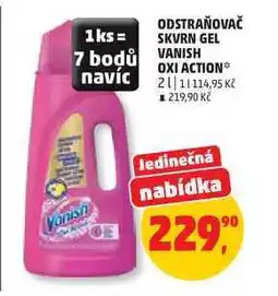 Penny Market ODSTRAŇOVAČ SKVRN GEL VANISH OXI ACTION nabídka