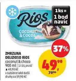 Penny Market ZMRZLINA DELIZIOSO RIOS coconut & choco nabídka