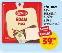 Penny Market SÝR EDAM 45% MILKERIA bloček nabídka