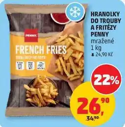 Penny Market HRANOLKY DO TROUBY A FRITÉZY PENNY mražené nabídka