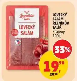 Penny Market LOVECKÝ SALÁM ŘEZNÍKŮV TALÍŘ krájený nabídka