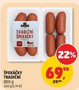 Penny Market ŠPEKÁČKY TRADIČNÍ nabídka