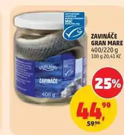 Penny Market ZAVINÁČE GRAN MARE, 400/220 g nabídka