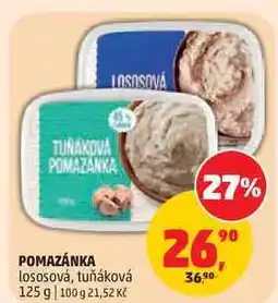 Penny Market POMAZÁNKA lososová, tuňáková nabídka
