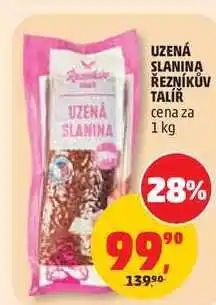 Penny Market UZENÁ SLANINA ŘEZNÍKŮV TALÍŘ nabídka