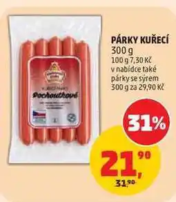 Penny Market PÁRKY KUŘECÍ nabídka