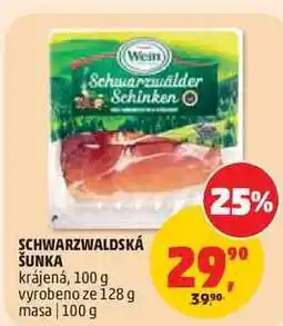 Penny Market SCHWARZWALDSKÁ ŠUNKA krájená nabídka