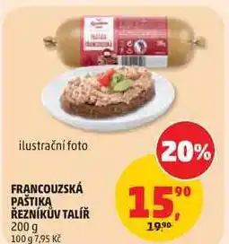 Penny Market FRANCOUZSKÁ PAŠTIKA ŘEZNÍKŮV TALÍŘ nabídka