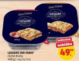 Penny Market LASAGNE SAN FABIO různé druhy nabídka