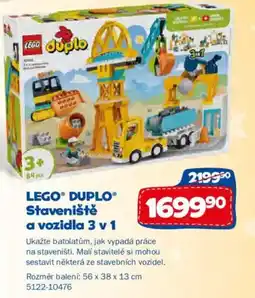 Sparkys lego duplo stavenište a vozidla 3 v 1 nabídka