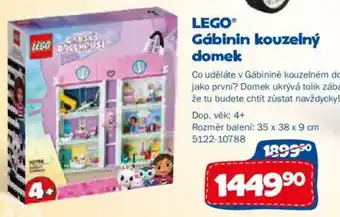 LEGO Gábinin kouzelný domek