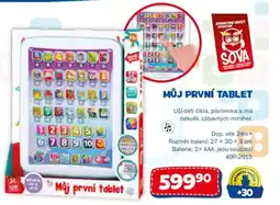 Sparkys Sova můj první tablet nabídka